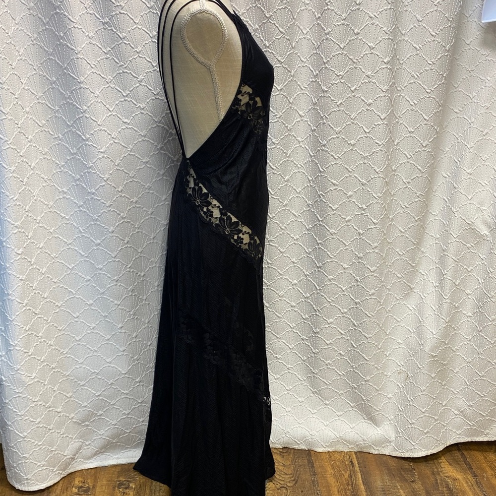 Kayser Size‎ small petite Vintage Elegant Black Lace nightdress Nylon Strappy - Picture 10 of 13